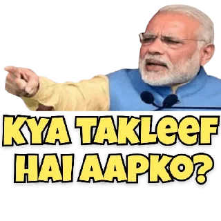 😀 emoji Modi ji Telegram sticker 7 of 15