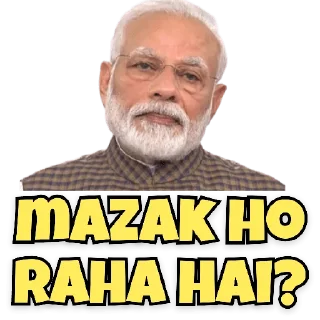 😀 emoji Modi ji Telegram sticker 15 of 15