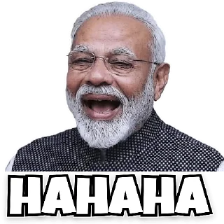 😀 emoji Modi ji Telegram sticker 8 of 15