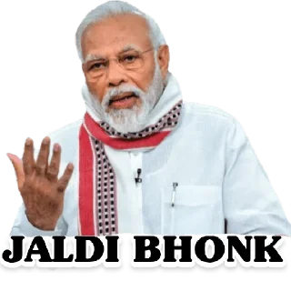 😀 emoji Modi Ji Memes Telegram sticker 10 of 15