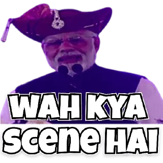 😀 emoji Modi ji Telegram sticker 12 of 15