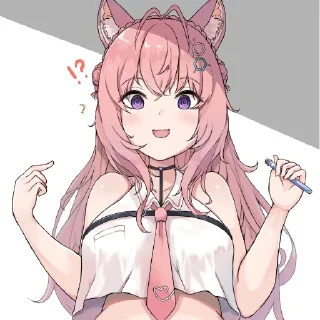 😲 emoji Hakui Koyori Telegram sticker 14 of 34