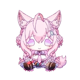 😀 emoji Hakui Koyori Telegram sticker 21 of 34