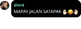 Sticker from MAPAY JALAN SATAPAK pack by @QuotLyBot