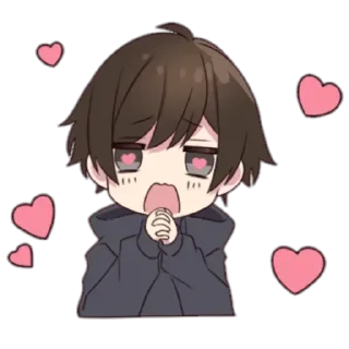 😍 emoji @love_ur_soul_0 🍫🅲🅰🅳🅱🆄🆁🆈🍫 — @stckrRobot Telegram sticker 13 of 85
