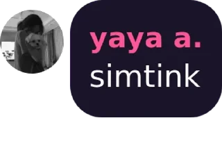 Sticker from yaya
