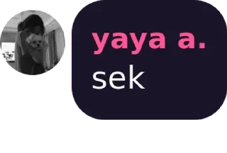 Sticker from yaya