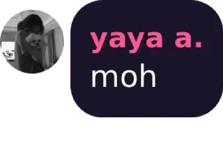 Sticker from yaya
