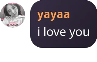 Sticker from yaya