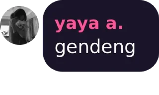 Sticker from yaya