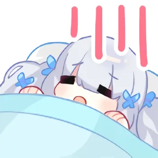 😪 emoji 雫るる  - ( Pack by @EdwardLiao ) Telegram sticker 19 of 21