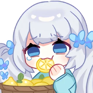 🍋 emoji 雫るる  - ( Pack by @EdwardLiao ) Telegram sticker 18 of 21