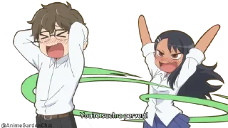 🙃 emoji Don't Toy With Me, Miss Nagatoro @animegardenchat Telegram sticker 11 of 34