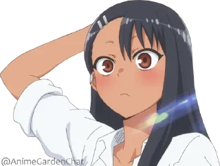 🤷 emoji Don't Toy With Me, Miss Nagatoro @animegardenchat Telegram sticker 14 of 34