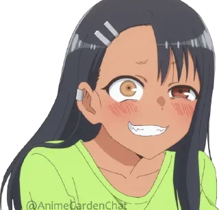 🤨 emoji Don't Toy With Me, Miss Nagatoro @animegardenchat Telegram sticker 17 of 34
