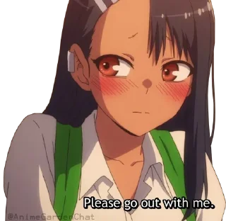 😳 emoji Don't Toy With Me, Miss Nagatoro @animegardenchat Telegram sticker 1 of 34