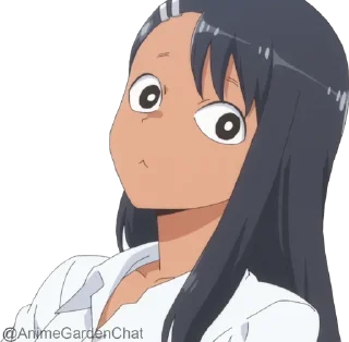 🙂 emoji Don't Toy With Me, Miss Nagatoro @animegardenchat Telegram sticker 22 of 34