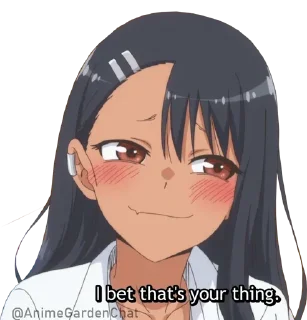 😳 emoji Don't Toy With Me, Miss Nagatoro @animegardenchat Telegram sticker 3 of 34