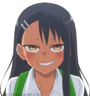 😏 emoji Don't Toy With Me, Miss Nagatoro @animegardenchat Telegram sticker 2 of 34