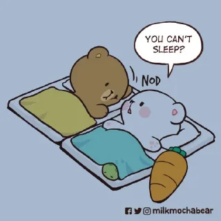 Sticker from milk and mocha