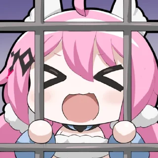 🚫 emoji 桜田ハネ 2nd Anniversary Telegram sticker 23 of 33