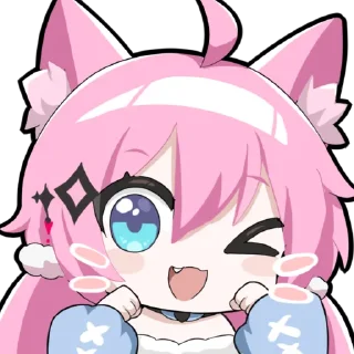 😊 emoji 桜田ハネ 2nd Anniversary Telegram sticker 17 of 33