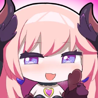 🤓 emoji 桜田ハネ 2nd Anniversary Telegram sticker 5 of 33