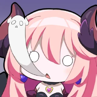 👻 emoji 桜田ハネ 2nd Anniversary Telegram sticker 14 of 33