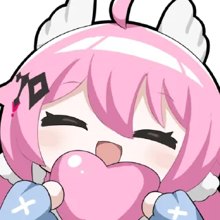 ❤️ emoji 桜田ハネ 2nd Anniversary Telegram sticker 22 of 33