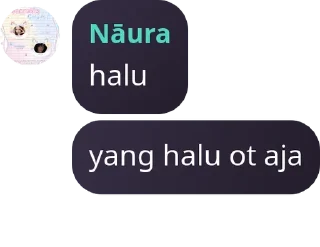 Sticker from punya gladhie's bukan naura lagi, paham!