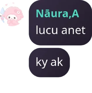 🇯🇪 emoji punya gladhie's bukan naura lagi, paham! Telegram sticker 10 of 56