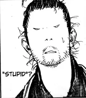 🤔 emoji Vagabond Telegram sticker 12 of 13