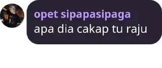Sticker from opet wajan