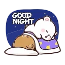 😴 emoji Milk & Mocha ✨ @stickersbag ✨ Telegram sticker 24 of 50