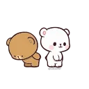 🙇‍♂ emoji Milk & Mocha ✨ @stickersbag ✨ Telegram sticker 4 of 50