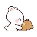 😘 emoji Milk & Mocha ✨ @stickersbag ✨ Telegram sticker 21 of 50