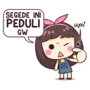 Sticker from Cewek Aneh
