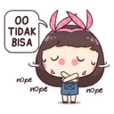 Sticker from Cewek Aneh