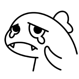 😢 emoji @asad0_o's remix pack Vol.3 Telegram sticker 5 of 32