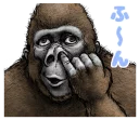Sticker from Gorilla gorilla @stickerscar