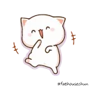 Sticker from 蜜桃貓1 @fathousechun