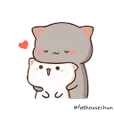 Sticker from 蜜桃貓1 @fathousechun