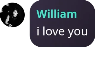 Sticker from william