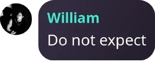 Sticker from william