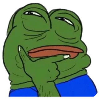 🤔 emoji Raja kodok Telegram sticker 9 of 22