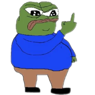 🖕 emoji Raja kodok Telegram sticker 16 of 22