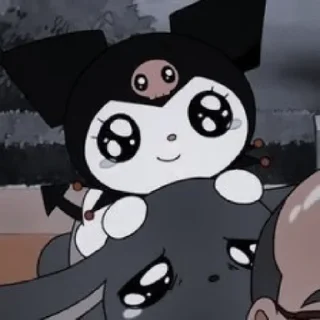 😀 emoji kuromi Telegram sticker 21 of 29