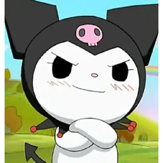 Sticker from kuromi