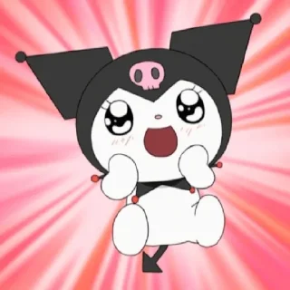 Sticker from kuromi