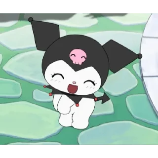 😀 emoji kuromi Telegram sticker 5 of 29